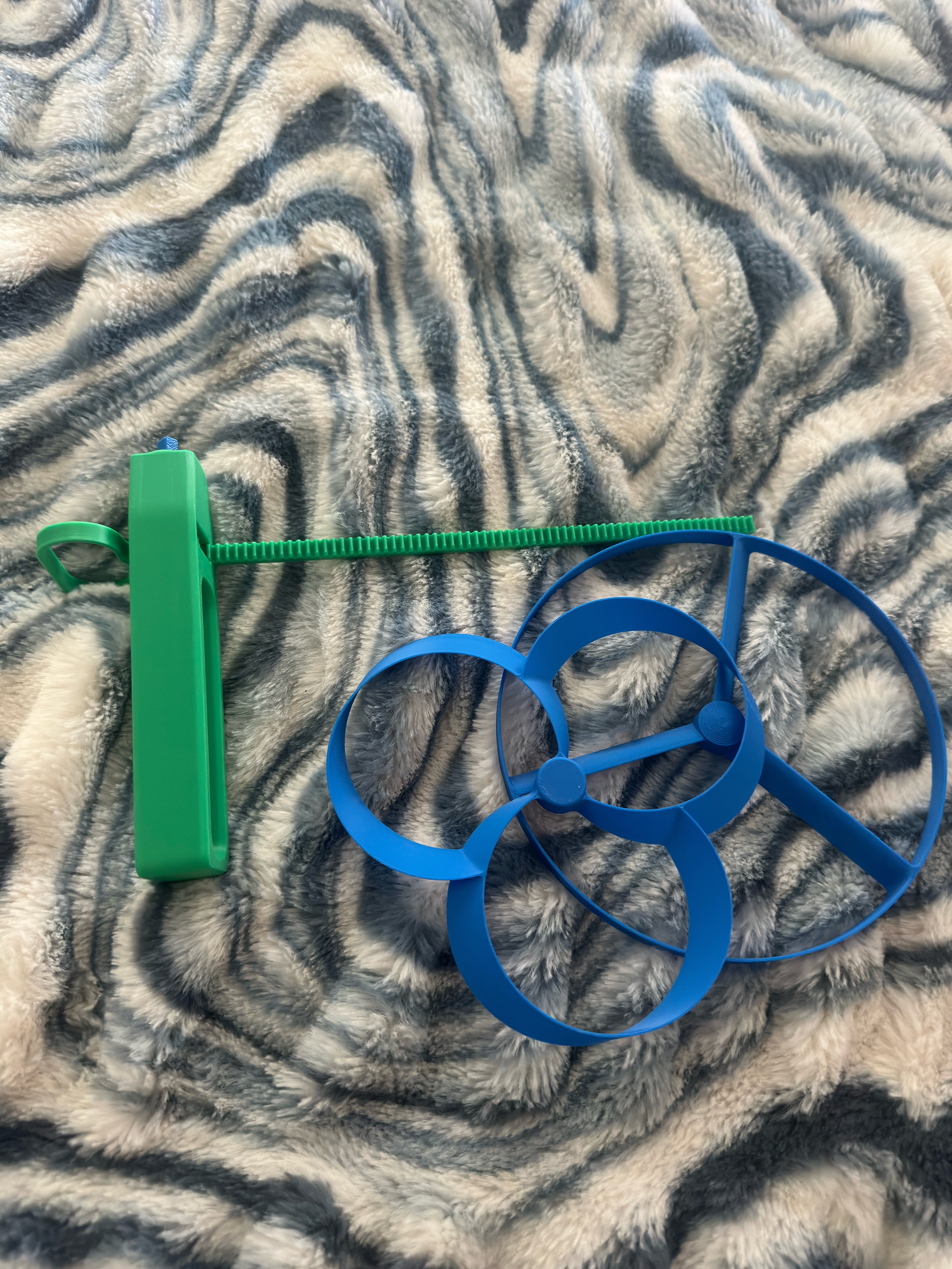 Finished 3D-printed strong flying propeller