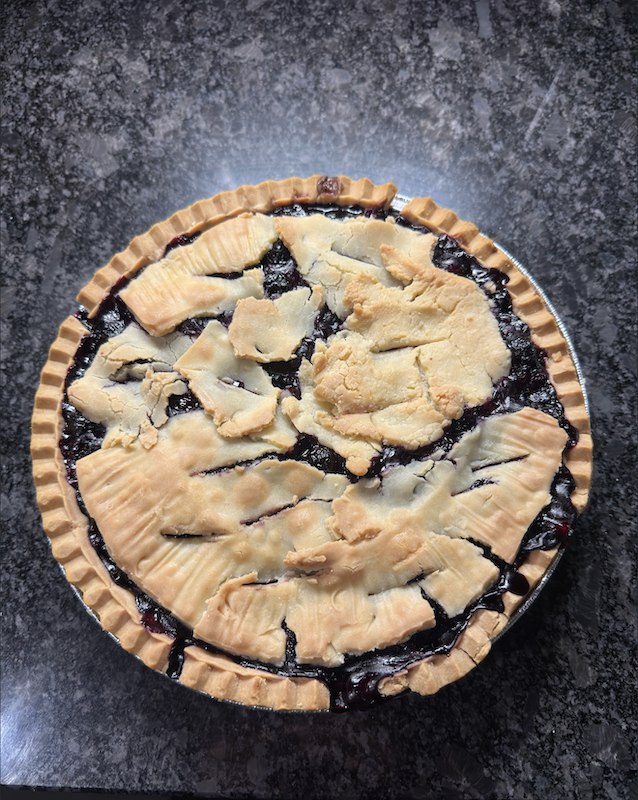 Blueberry pie