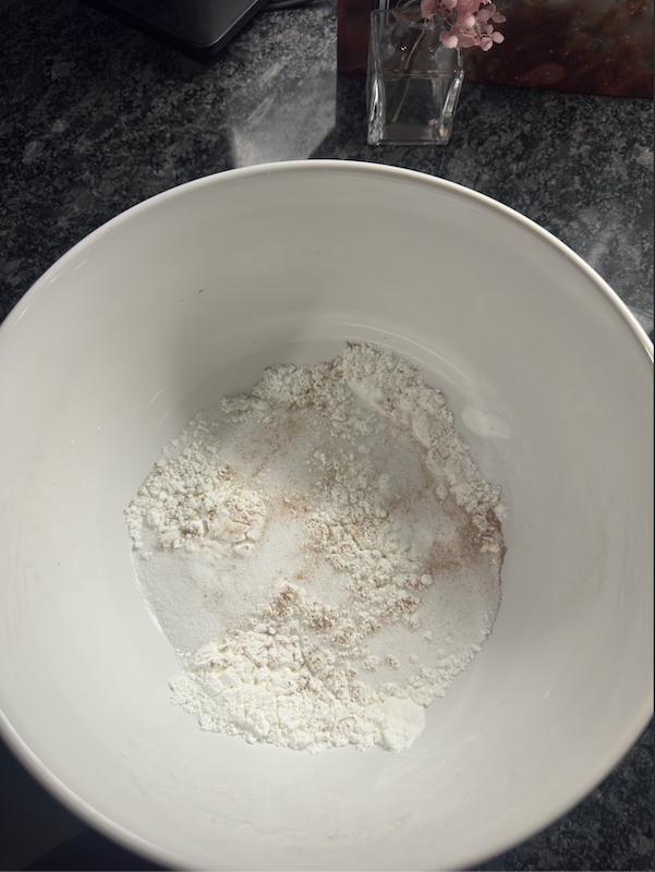 Sugar and cornstarch